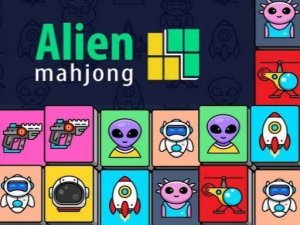 Alien Mahjong Puzzle Game