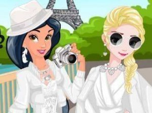 Princess Diner de Blanc Dress Up Game