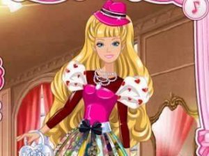 Barbie's Valentine's Patchwork Dress - Fashion Design Game