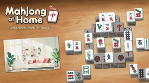 Mahjong At Home: Scandinavian Winter Edition - Relaxing Tile Puzzle Game