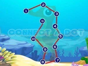 Connect A Dot: Sea Animal Puzzle Game