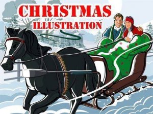 Christmas Illustration Puzzle Online Game