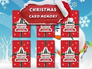 Christmas Card Memory Match Game