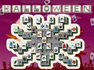 Halloween Mahjong Deluxe Puzzle Game