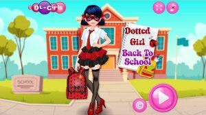 Dotted Girl Back To School Dress Up Game