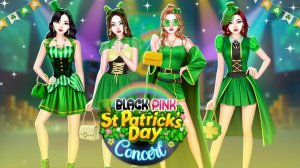 Black Pink St. Patrick's Day Concert Dress Up Game