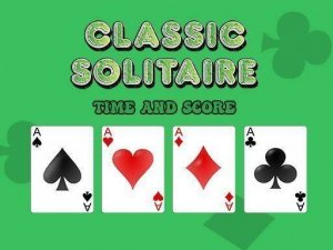 Classic Solitaire Card Game: Time and Score Challenge