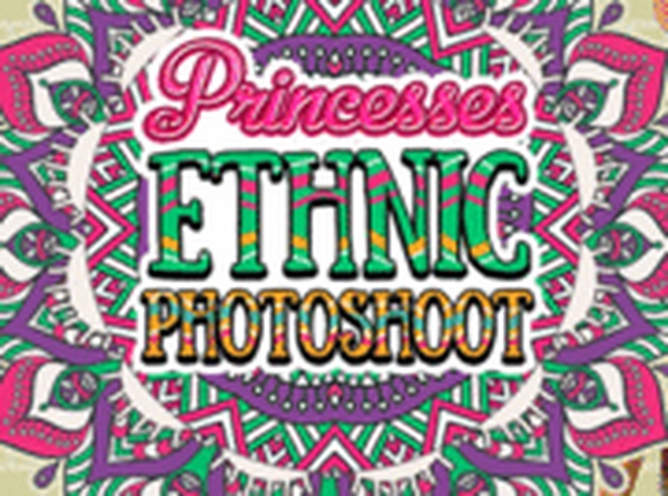 Princess Ethnic Style Photoshoot