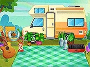 Mike and Mia Camping Day Online Game