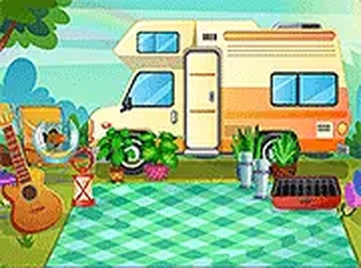 Mike and Mia Camping Day Puzzle