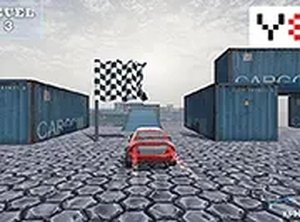 Impossible Super Car Driving Online Game