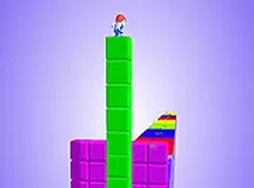 Cube Tower Surfer Arcade Game