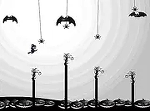 Jet Halloween Spooky Flying Game