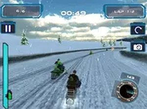 Snow Storm WebGL Racing Game