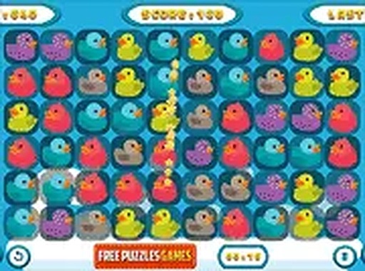 Rubber Duckie Match 3 Puzzle