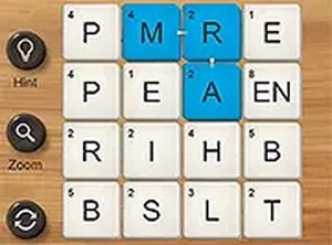 Letter Grid Crossword Challenge
