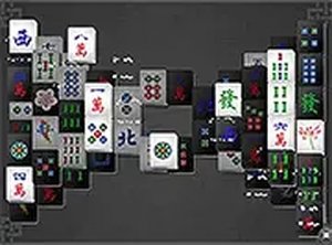 Black and White Mahjong Puzzle Game